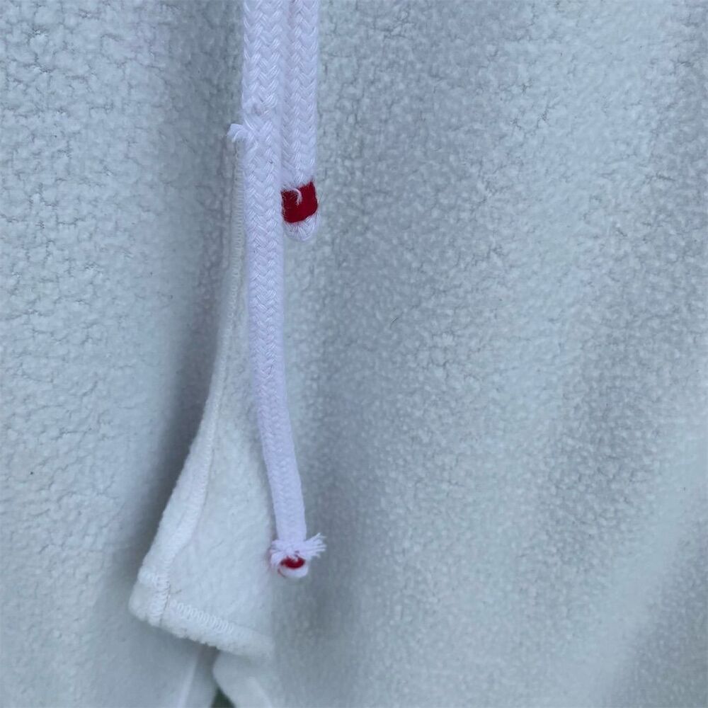 Lazy Rabbit White Fleece Joggers Xs Elastic Waist… - image 7